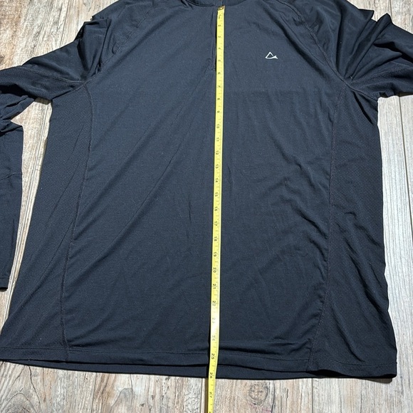 Merino Blend By Paradox Mock-Neck Pullover 1/4 Zip Dri Release Black Women’s XL - Picture 3 of 8